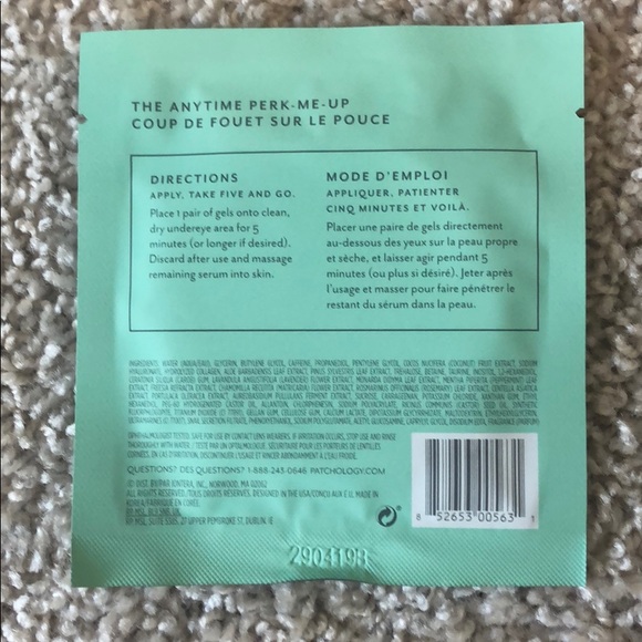Sephora Makeup 525 Patchology Rejuvenating Eye Gels Poshmark